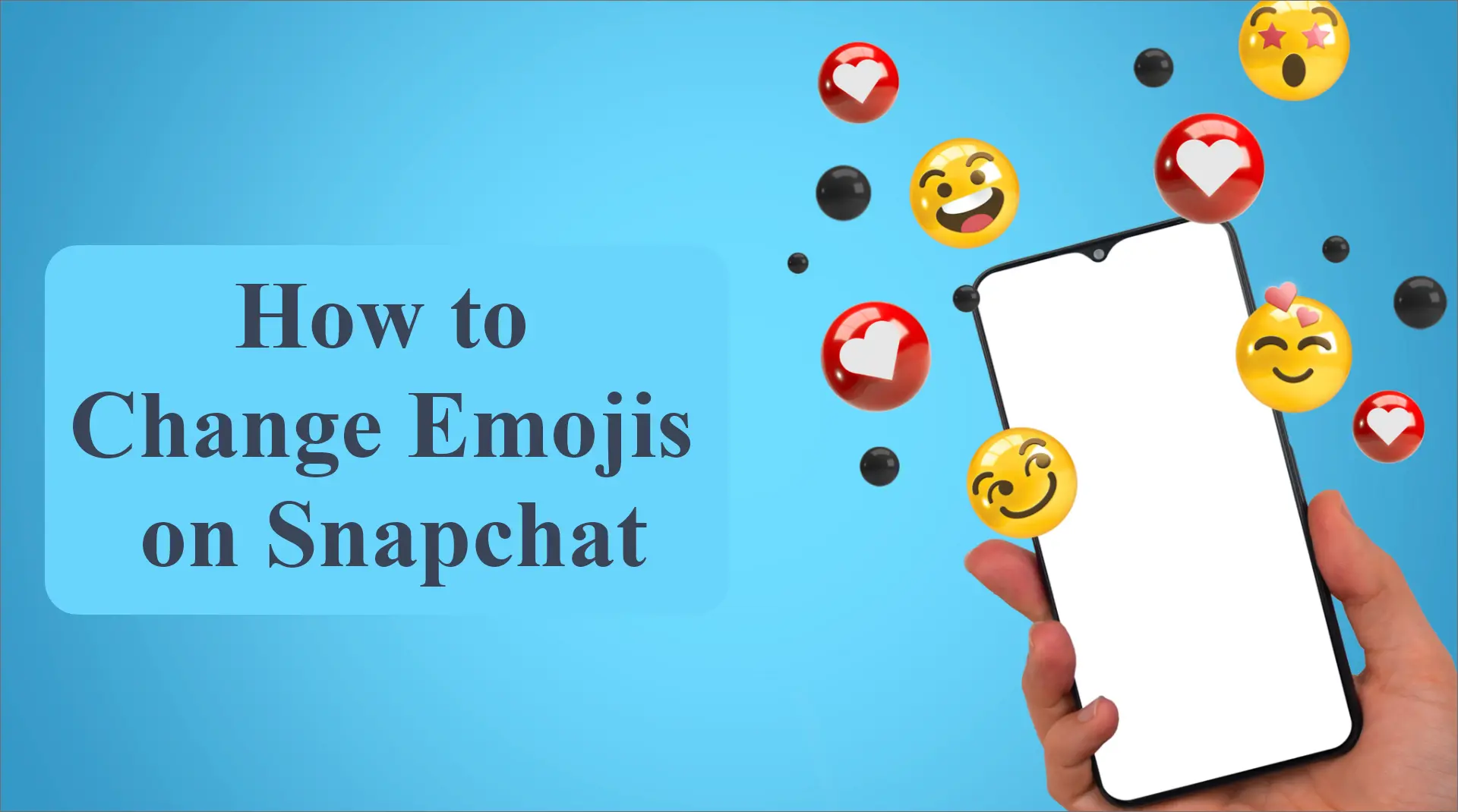 how to change emojis on snapchat